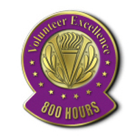 Volunteer Excellence - 800 Hours